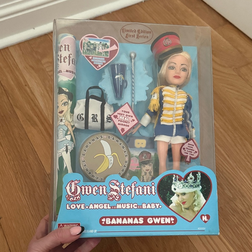 Bananas Gwen Doll - Blue and Yellow